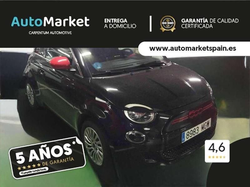 Negro Usado 2023 Fiat 500e Red Utilitario | 17.900 € (Precio justo) - Imagen 1/3