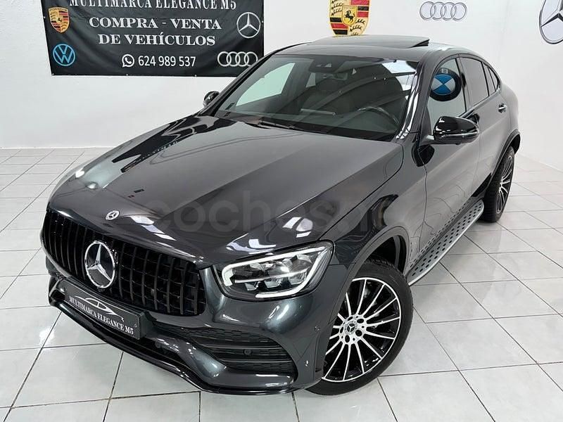Usado Mercedes GLC300e 320 CV (235 kW) 2022 Gris / plata Coupe