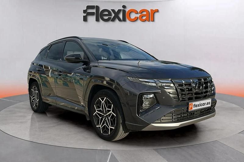 Gris Usado 2022 Hyundai Tucson N Line SUV | 23.390 € (Precio justo) - Imagen 1/4