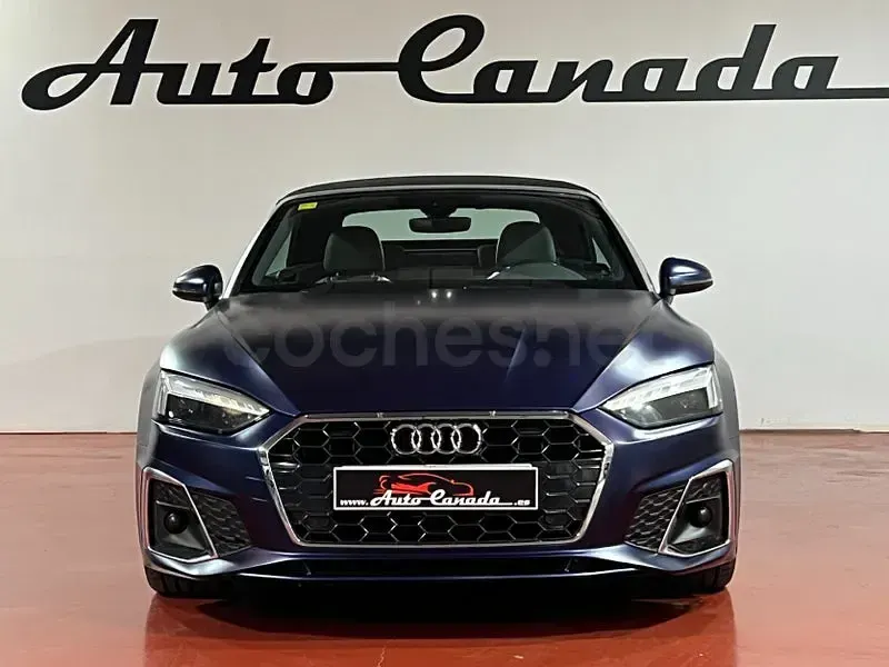 Usado Audi A5 Cabriolet S-Line 163 CV (119 kW) 2020 Azul Descapotable