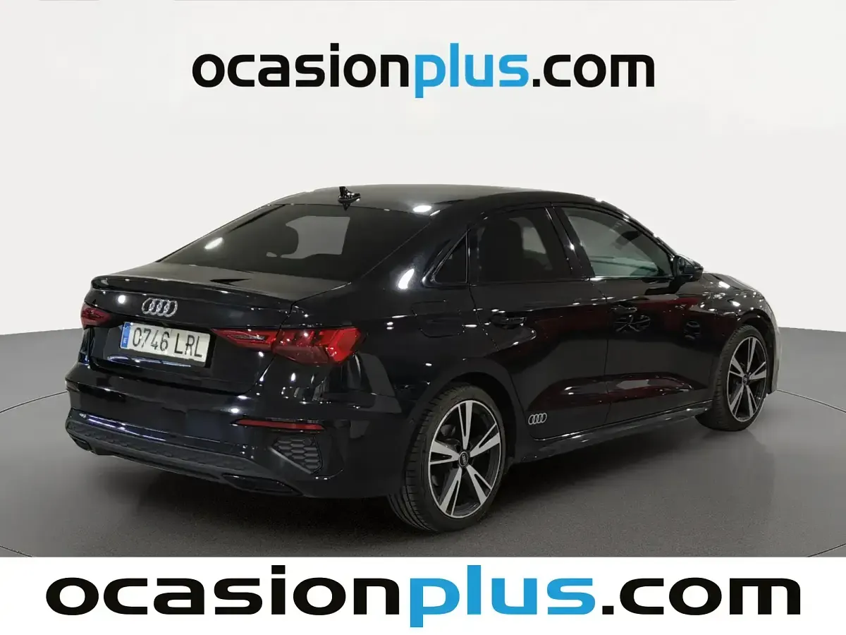 Usado Audi A3 S-Line 150 CV (110 kW) 2021 Negro Berlina