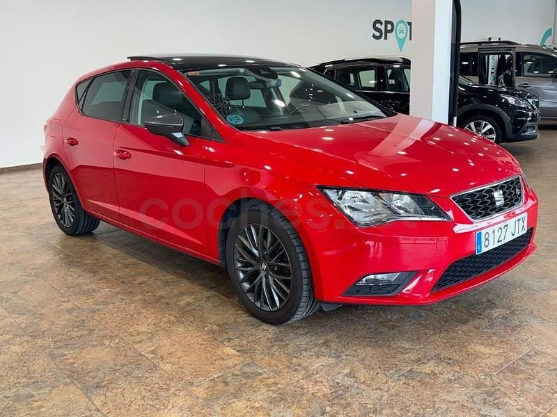Usado Seat Leon CONNECT 110 CV (80 kW) 2016 Rojo Berlina
