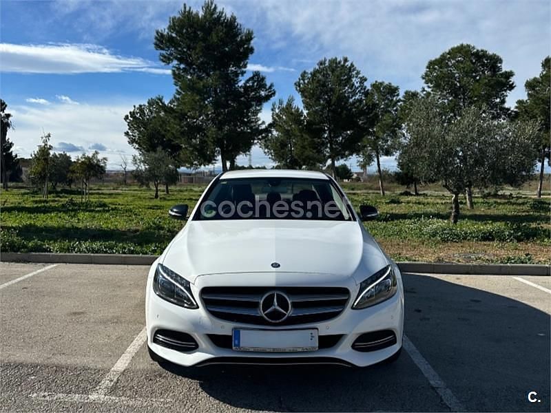 Usado Mercedes C180 Avantgarde 156 CV (114 kW) 2015 Blanco Berlina