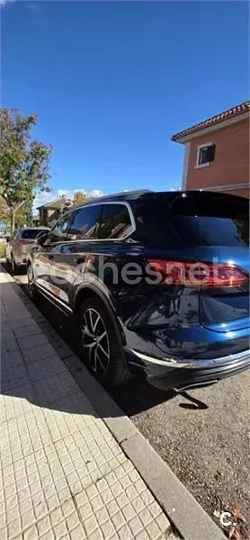 Usado VW Touareg R-line 286 CV (210 kW) 2018 Azul SUV