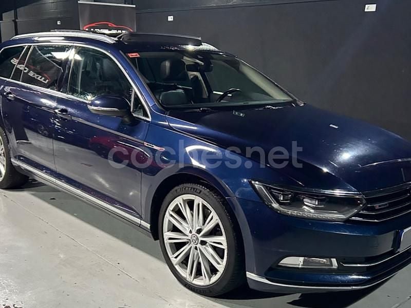 Azul Usado 2016 VW Passat Sportline Familiar | 20.500 € (Un poco caro) - Imagen 1/4