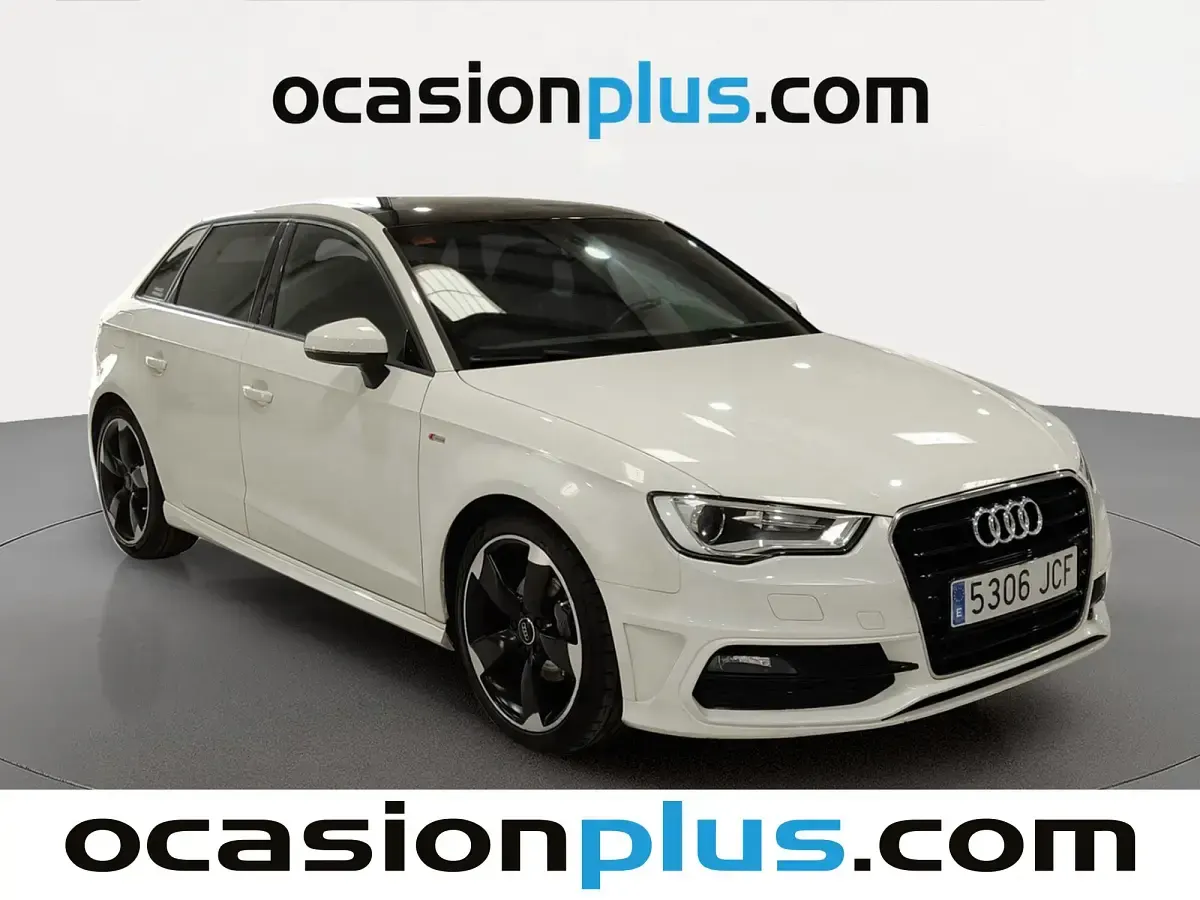 Usado Audi A3 Sportback S-Line 150 CV (110 kW) 2015 Blanco Utilitario