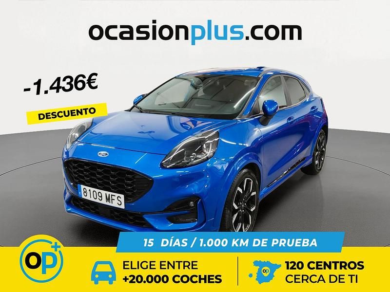 Azul Usado 2023 Ford Puma ST-Line X SUV | 15.800 € (Precio justo) - Imagen 1/4