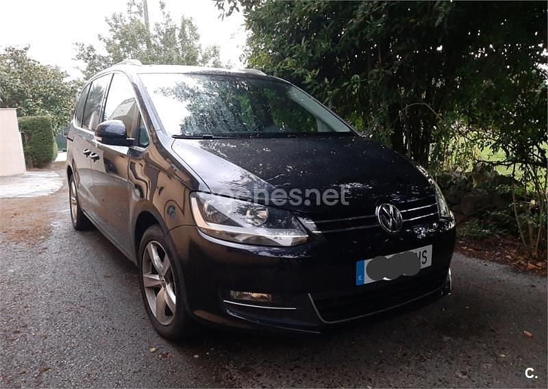 Negro Usado 2015 VW Sharan Advance Monovolumen | 18.500 € (Caro) - Imagen 1/4
