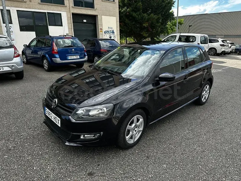 Usado VW Polo 75 CV (55 kW) 2011 Negro Utilitario