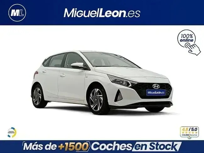 Usado Hyundai i20 100 CV (73 kW) 2024 Blanco Utilitario