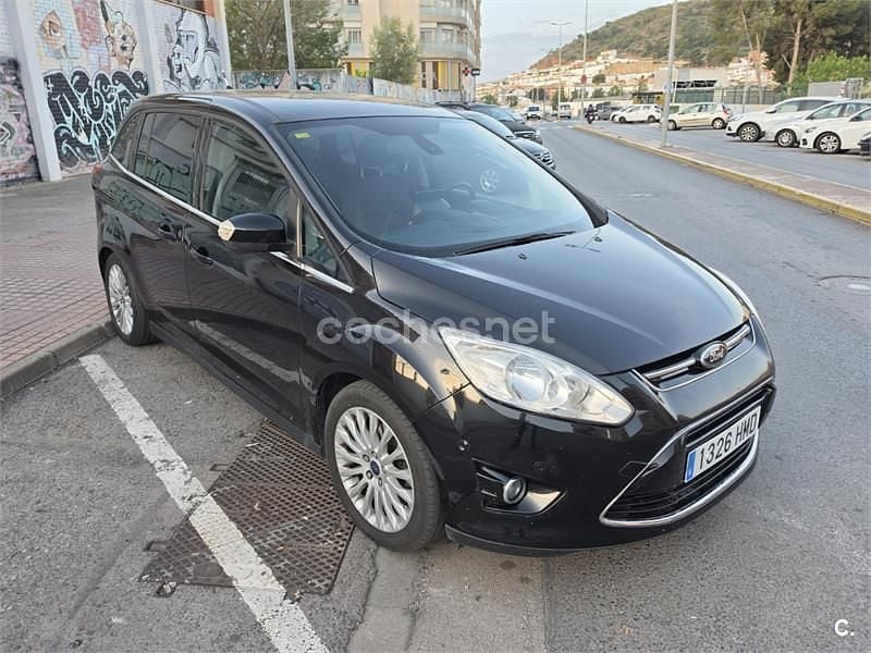 Usado Ford Grand C-Max Titanium 115 CV (84 kW) 2012 Negro Monovolumen