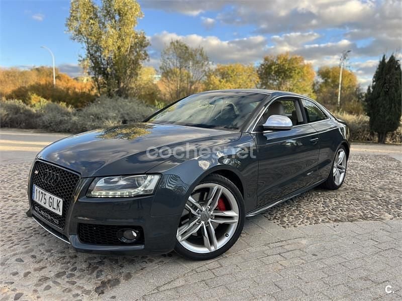 Usado Audi S5 354 CV (260 kW) 2009 Gris / plata Coupe