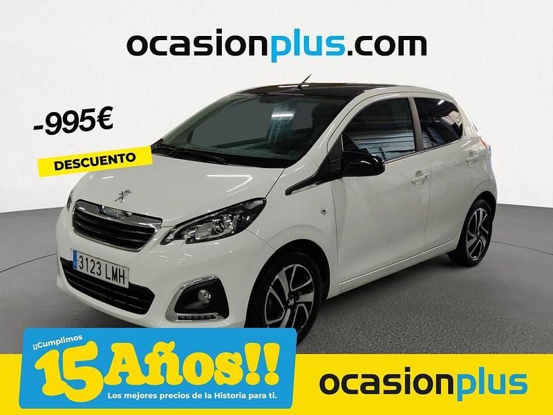 Blanco Usado 2021 Peugeot 108 Allure Utilitario | 10.950 € (Precio justo) - Imagen 1/4