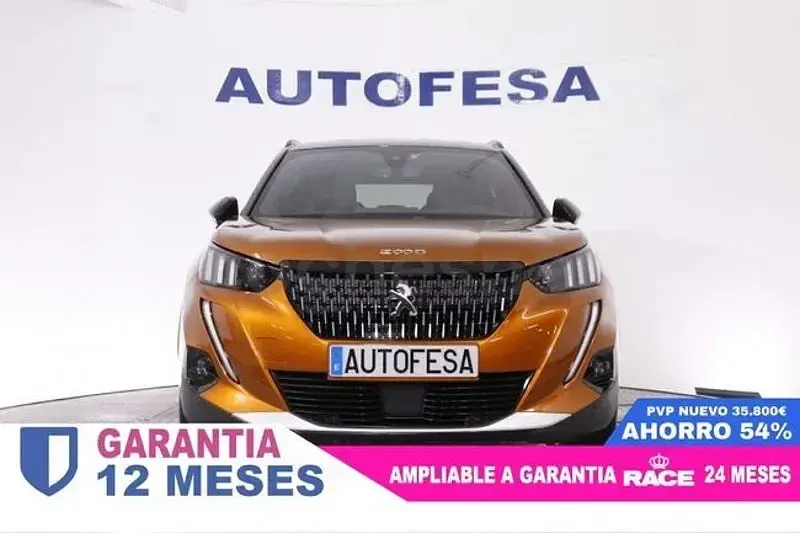 Usado Peugeot 2008 GT 130 CV (95 kW) 2021 Naranja SUV