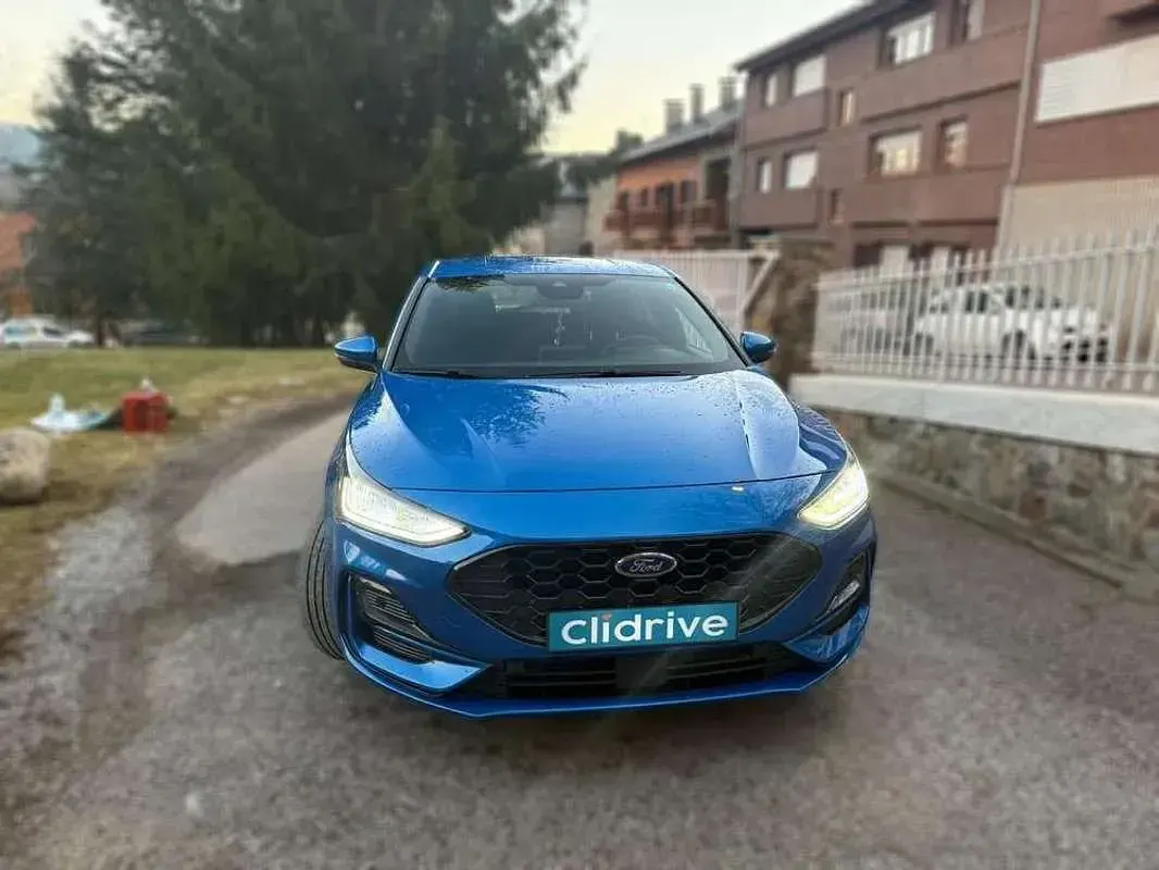 Brugt Ford Focus ST-Line 125 HK (91 kW) 2022 Blå Sedan