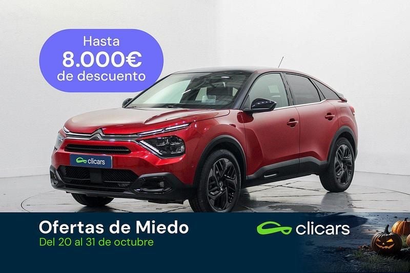 Rojo Usado 2021 Citroën C4 PureTech | 14.290 € (Precio justo) - Imagen 1/4