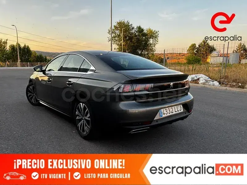 Usado Peugeot 508 Allure 130 CV (95 kW) 2020 Negro Berlina