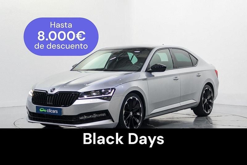 Gris / plata Usado 2021 Skoda Superb SportLine Berlina | 24.590 € (Precio justo) - Imagen 1/4