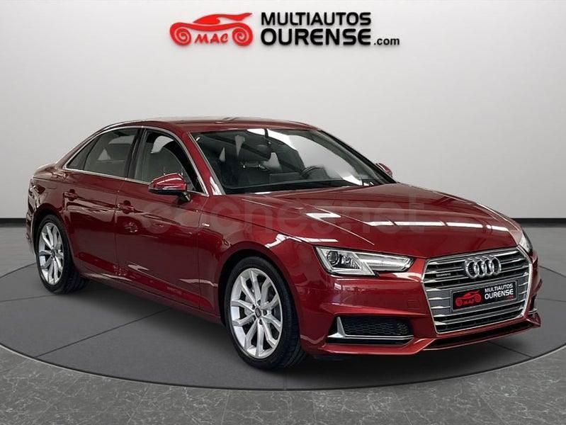 Usado Audi A4 S-Line 190 CV (139 kW) 2019 Granate Berlina