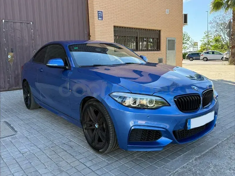 Usado BMW 218 136 CV (100 kW) 2018 Azul Coupe