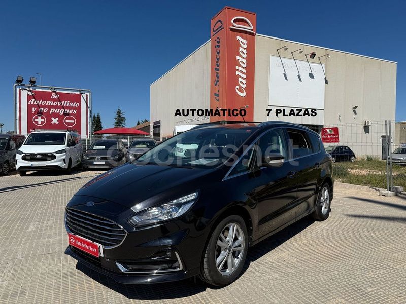 Negro Usado 2021 Ford S-MAX Titanium Monovolumen | 20.900 € (Buen precio) - Imagen 1/4