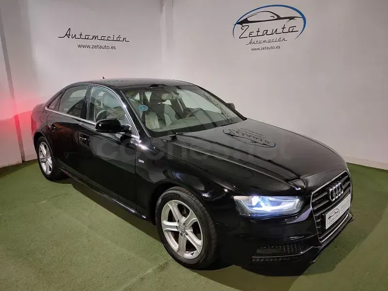Usado Audi A4 S-Line 150 CV (110 kW) 2015 Negro Berlina