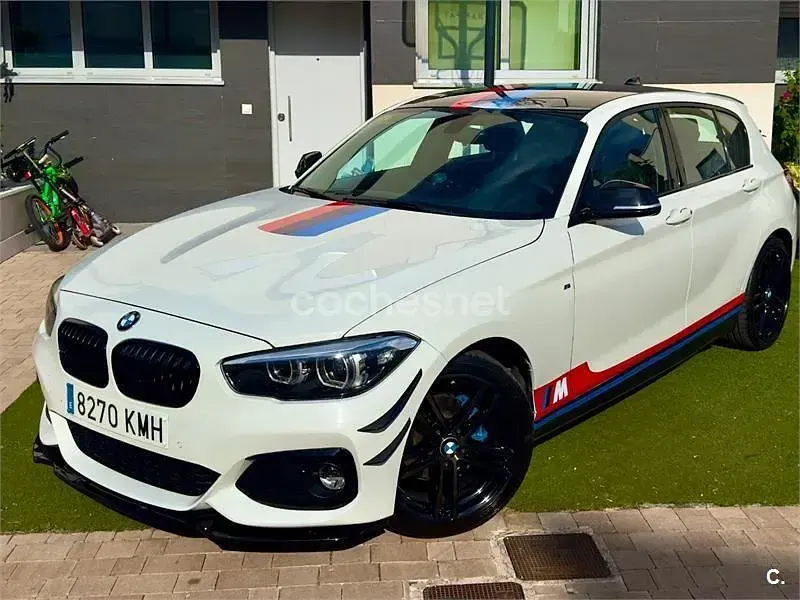 Usado BMW 118 M Sport 150 CV (110 kW) 2018 Blanco Berlina