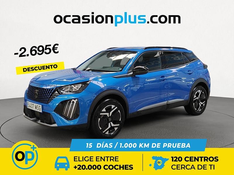 Azul Usado 2024 Peugeot 2008 Allure SUV | 18.100 € (Precio justo) - Imagen 1/4