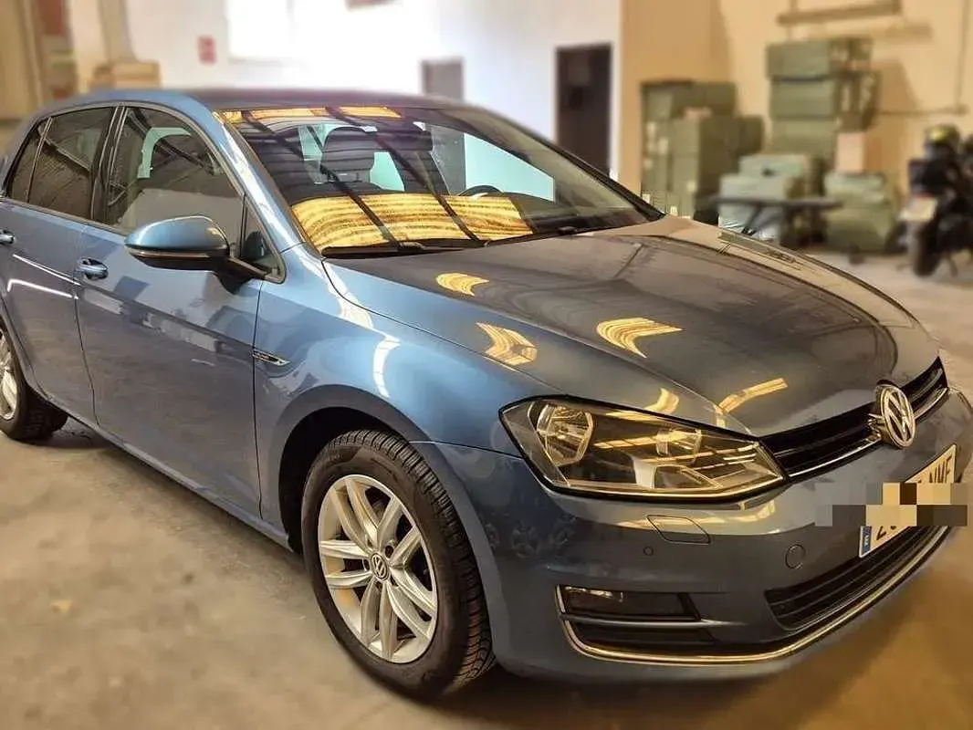 Usado VW Golf VII Advance 150 CV (110 kW) 2015 Azul Utilitario