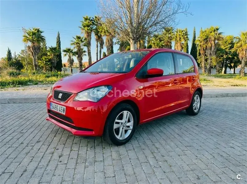 Usado Seat Mii Ecomotive 75 CV (55 kW) 2013 Rojo Utilitario