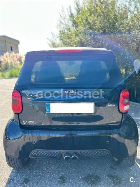 Usado Smart ForTwo Cabrio Brabus 75 CV (55 kW) 2004 Negro Descapotable
