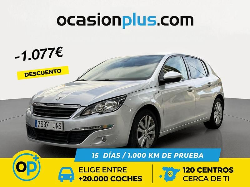 Usado Peugeot 308 Style 130 CV (95 kW) 2016 Gris