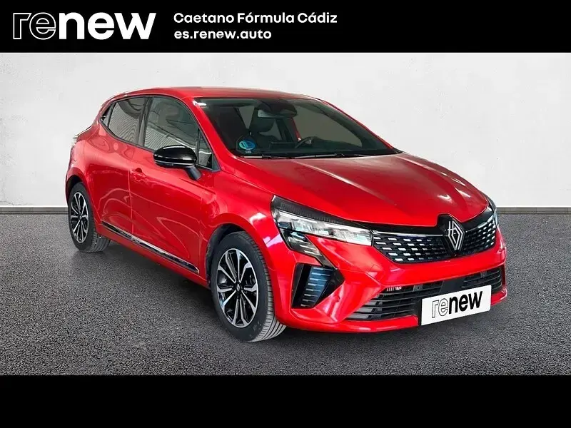 Usado Renault Clio V Techno 100 CV (73 kW) 2025 Rojo Berlina