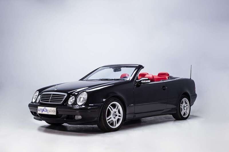 Negro Usado 2002 Mercedes CLK230 Avantgarde Descapotable | 9900 € - Imagen 1/4
