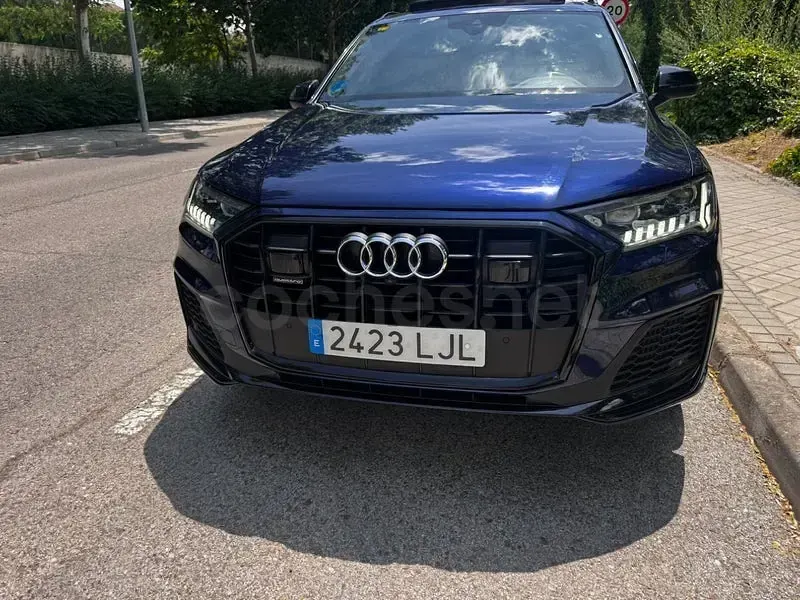 Usado Audi Q7 S-Line 456 CV (335 kW) 2020 Azul SUV