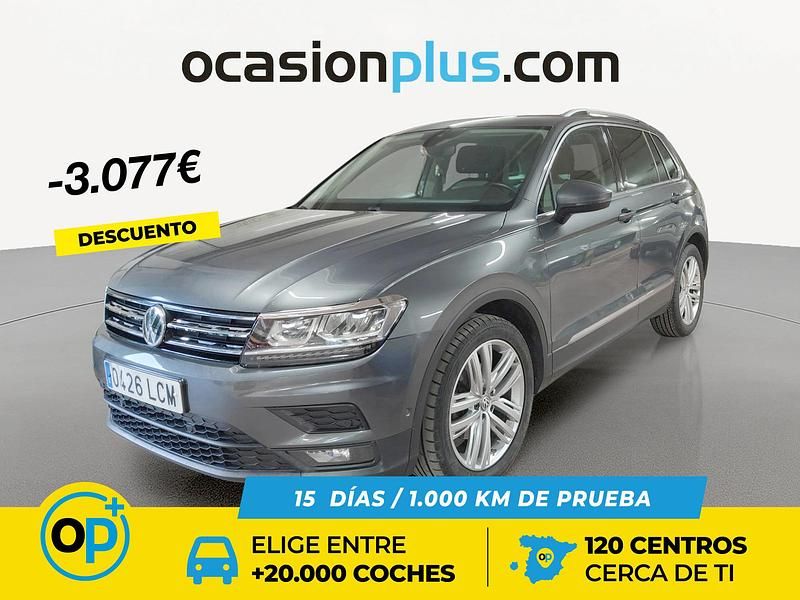 Gris / plata Usado 2019 VW Tiguan Advance SUV | 19.990 € (Buen precio) - Imagen 1/4
