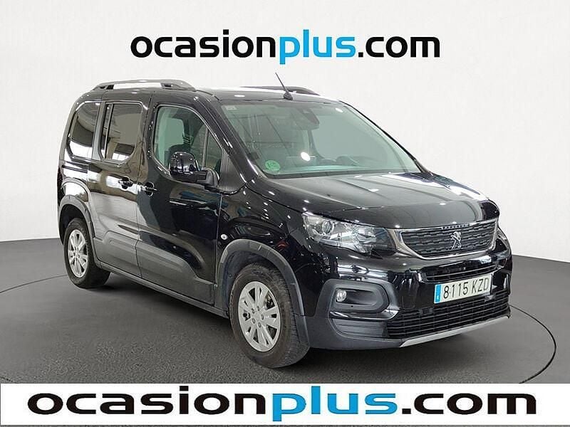 Usado Peugeot Rifter Allure 130 CV (95 kW) 2019 Negro Monovolumen