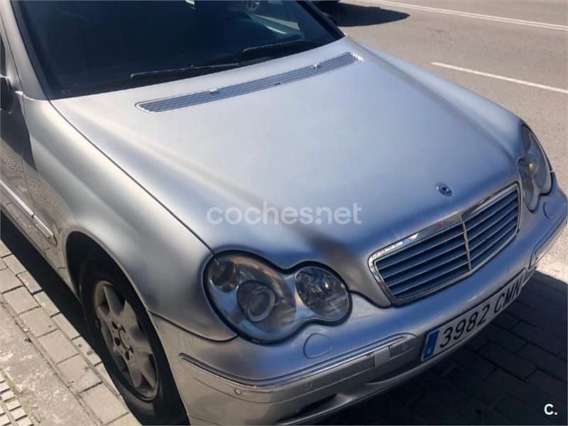 Gris / plata Usado 2004 Mercedes C220 Elegance Familiar | 800 € (Super precio) - Imagen 1/3