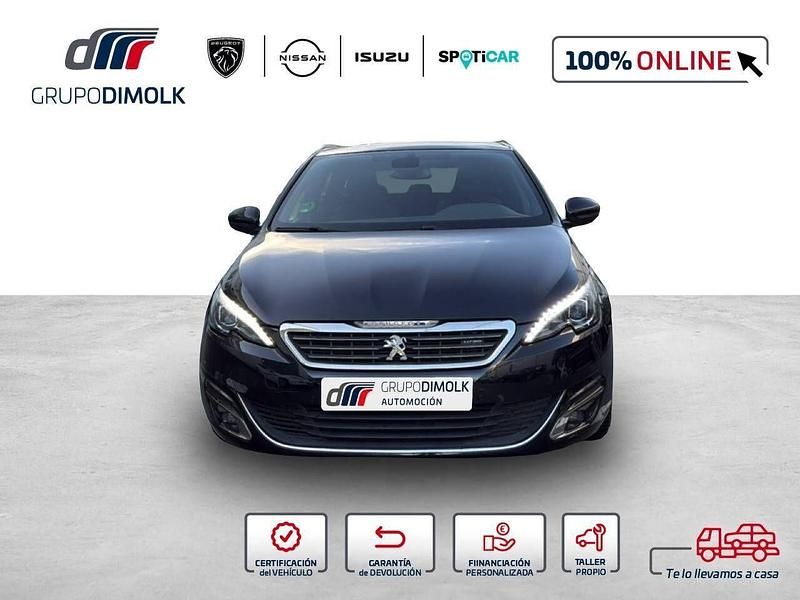 Usado Peugeot 308 SW GT-line 150 CV (110 kW) 2016 Negro Familiar