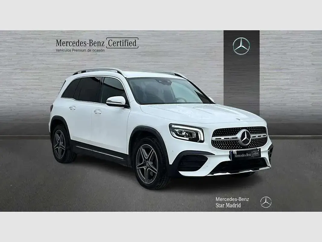 Usado Mercedes GLB200 150 CV (110 kW) 2022 Blanco SUV