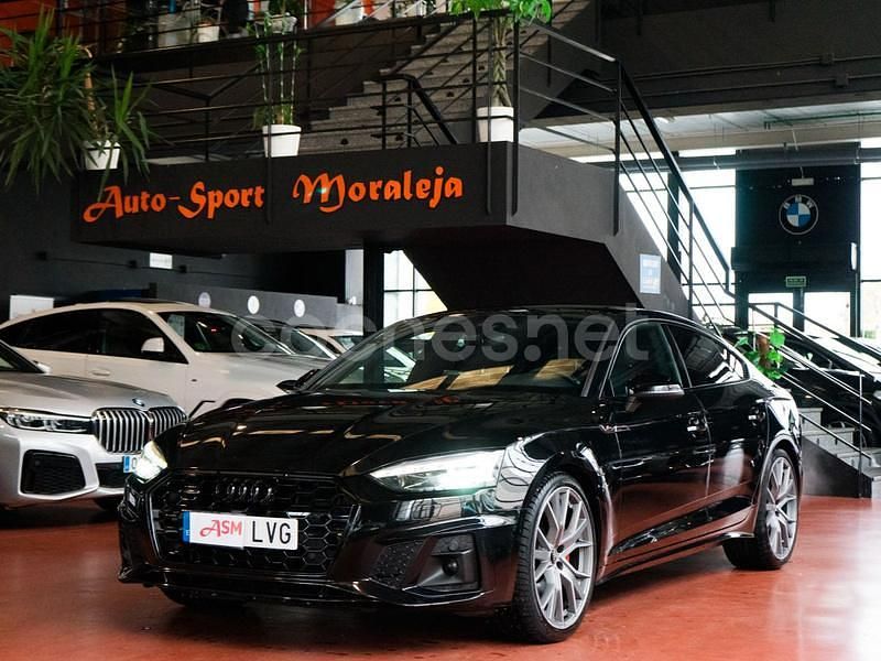 Negro Usado 2022 Audi A5 Sportback S-Line Utilitario | 35.900 € (Buen precio) - Imagen 1/4