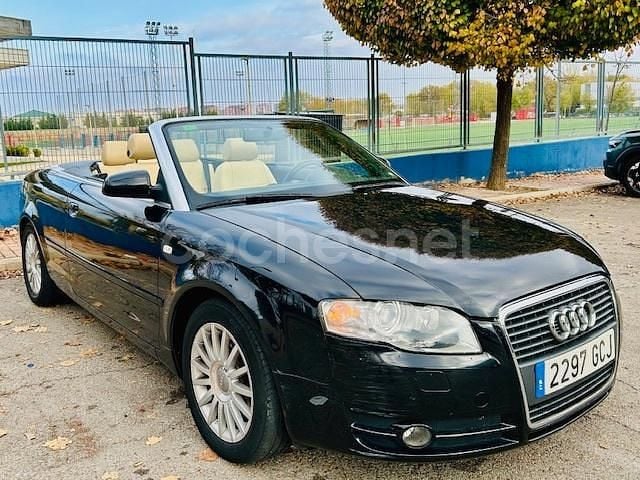 Negro Usado 2008 Audi A4 Cabriolet Descapotable | 7900 € - Imagen 1/4