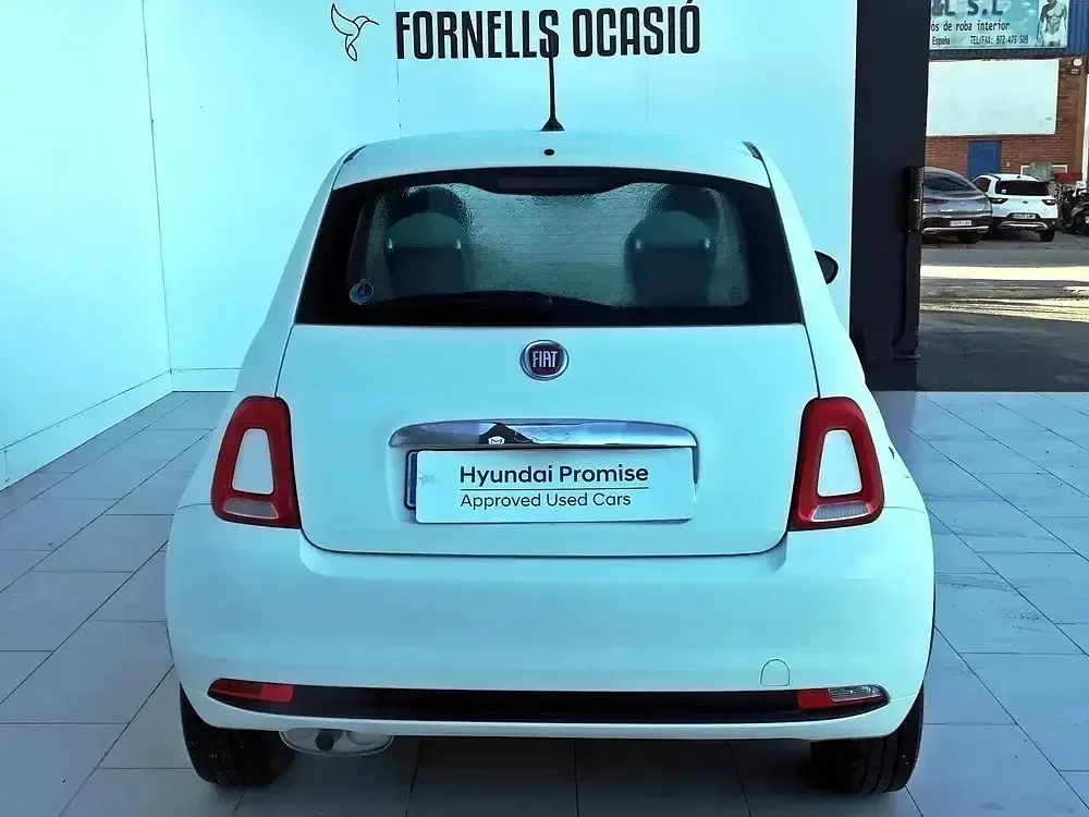 Usado Fiat 500 Pop 69 CV (50 kW) 2019 Blanco Utilitario