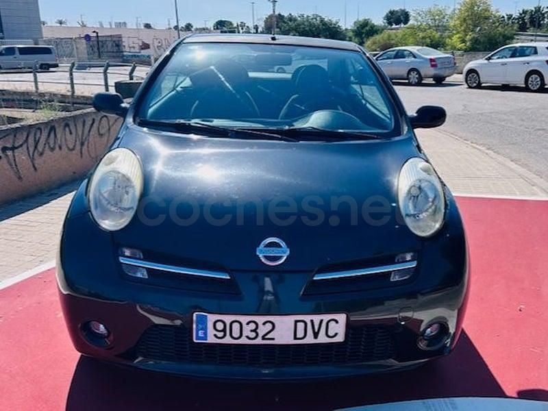 Usado Nissan Micra C+C Tekna 88 CV (64 kW) 2006 Negro Descapotable