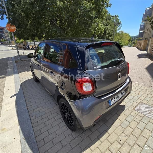 Usado Smart ForFour Passion 90 CV (66 kW) 2016 Gris / plata Utilitario