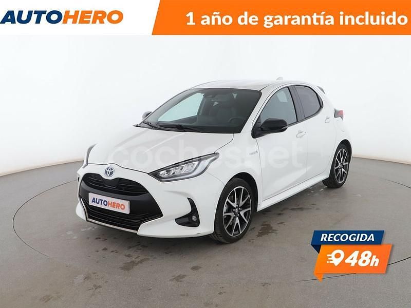 Blanco Usado 2021 Toyota Yaris Hybrid Style Berlina | 20.199 € (Precio justo) - Imagen 1/3