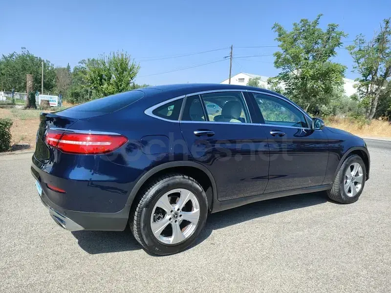 Usado Mercedes GLC250 211 CV (155 kW) 2018 Azul SUV