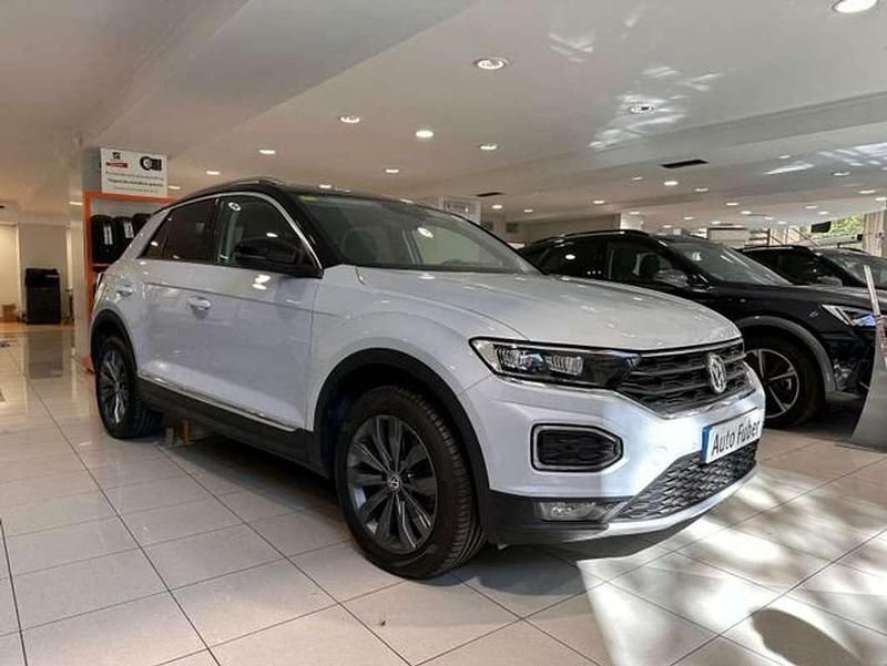 Blanco Usado 2018 VW T-Roc Sportline SUV | 26.500 € (Precio justo) - Imagen 1/4