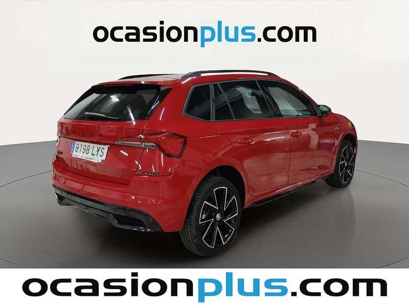 Käytetty Skoda Kamiq Monte Carlo 110 HP (80 kW) 2022 Punainen Katumaasturi