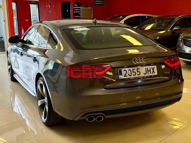 Usado Audi A5 Sportback S-Line 150 CV (110 kW) 2015 Gris / plata Utilitario